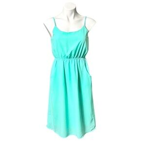 Everly Spaghetti Strap Dress Size Small Aqua
